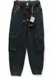 Джинсы подростковые на флисе оптом 17598620 09-50