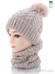 Шапка, Angelica оптом N3-19K beige
