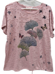 Футболки женские ПОЛУБАТАЛ оптом 06425318 8207-173