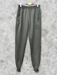 Спортивные штаны мужские (зеленый) оптом 41609278 11-140