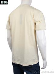 Футболка, BIG оптом 3707-100-4 beige