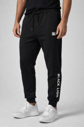 Спортивные штаны (чёрные) мужские оптом 05169382 663-71