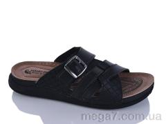 Шлепки, Oscar оптом 01-18 чорний к.