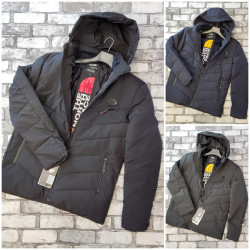Куртки зимние мужские (черный) оптом Китай 67501234 16-51