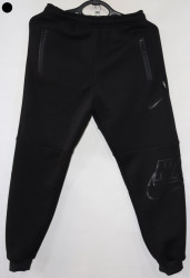 Спортивные штаны юниор на флисе (black) оптом 81234965 05-25