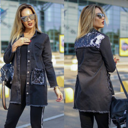 Джинсові куртки жіночі оптом