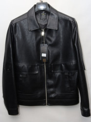 Куртки кожзам мужские FUDIAO (black) оптом 64219587 H723-106