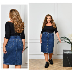 Юбки джинсовые женские оптом 95074321 765-21