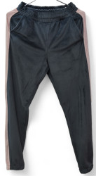 Спортивные штаны женские БАТАЛ (графит) оптом 25403168 05-58