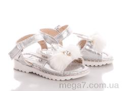 Босоножки, Clibee-Apawwa оптом Світ взуття	 89112A silvery