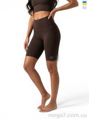Велосипедки, Sport style оптом U01NI коричневий