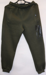Спортивные штаны юниор на флисе (khaki) оптом 31642895 10-63
