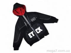 Куртка, Kids-modnik оптом 8817 чорна з червоним