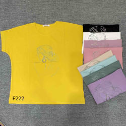 Футболки женские БАТАЛ оптом 57980632 222-64