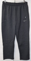 Спортивные штаны мужские на флисе (gray) оптом 60795284 01-2