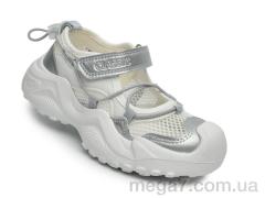 Кроссовки, TOM.M оптом F60036 білий-срібний