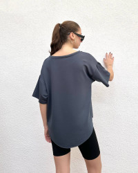 Футболки жіночі (графіт) оптом PRENSES  