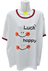 Футболки женские БАТАЛ оптом 65281307 B28-121