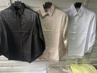 Сорочки жіночі (білий) оптом -- 