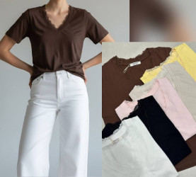 Футболки жіночі (бежевий) оптом 