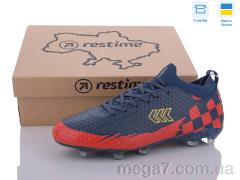 Футбольная обувь, Restime оптом DMB24143-2 navy-red