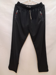 Спортивные штаны мужские БАТАЛ (черный) оптом 64190832 6677-26