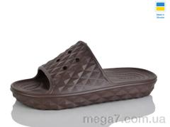 Шлепки, M&L  Alex13 оптом B117 шоколад