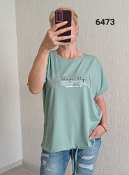 Футболки женские ПОЛУБАТАЛ оптом 07812463 6473-25