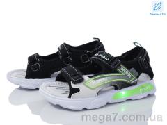 Сандалии, Ok Shoes оптом 7748-1 black LED