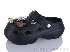 Кроксы, Alimama-Girnaive оптом 8121-3 чорний