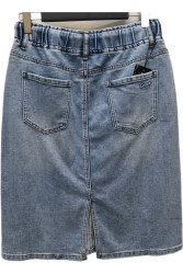 Юбки джинсовые женские БАТАЛ оптом 92465371 6468-29