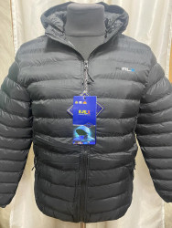 Куртки демисезонные мужские RLX БАТАЛ (черный) оптом 45986712 165-1-2