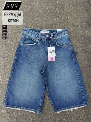 Шорты джинсовые женские TWIN BLUE оптом 31294806 999-12