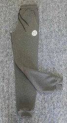 Спортивные штаны мужские на флисе (серый) оптом Турция 32476908 04-11