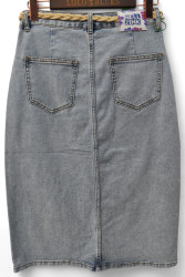 Спідниці джинсові жіночі ПОЛУБАТАЛ оптом 