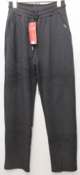 Спортивные штаны женские JJF на меху (серый) оптом 36418259 JW5033-28