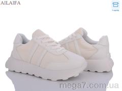 Кроссовки, Ailaifa оптом 2393 beige піна