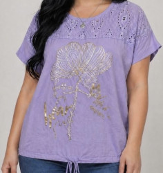 Футболки женские БАТАЛ оптом 73821409 26018-189