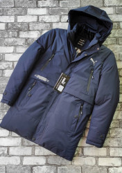 Куртки зимние мужские (темно синий) оптом Китай 62094358 08 -23