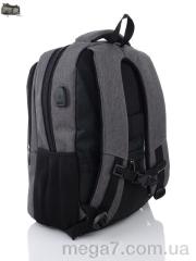 Рюкзак, Superbag оптом 3011 grey (5-30)