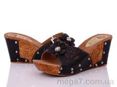 Шлепки, Захар-Gold оптом W087 black