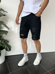Шорти джинсові чоловічі I8DENIM оптом THREE BLACK 