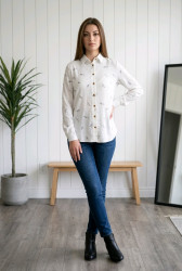 Блузки женские БАТАЛ оптом 60582147 845-51