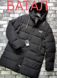 Куртки зимние мужские БАТАЛ (черный) оптом Китай 53291086 01-3