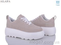 Кроссовки, Ailaifa оптом 6035 beige