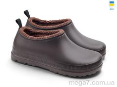 Галоши, Rai shoes оптом В-119DBr т.коричневий