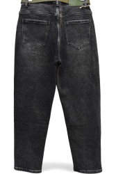 Джинсы женские на байке MEECALOO БАТАЛ оптом 20375496 6118-13