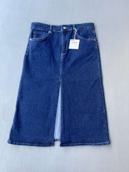Юбки джинсовые женские БАТАЛ оптом Турция 91230875 4923-20