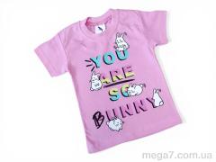 Футболка, Kids-modnik оптом 117-1 рожевий