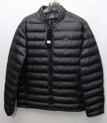 Куртки кожзам мужские FUDIAO БАТАЛ (black) оптом 09231647 928-62